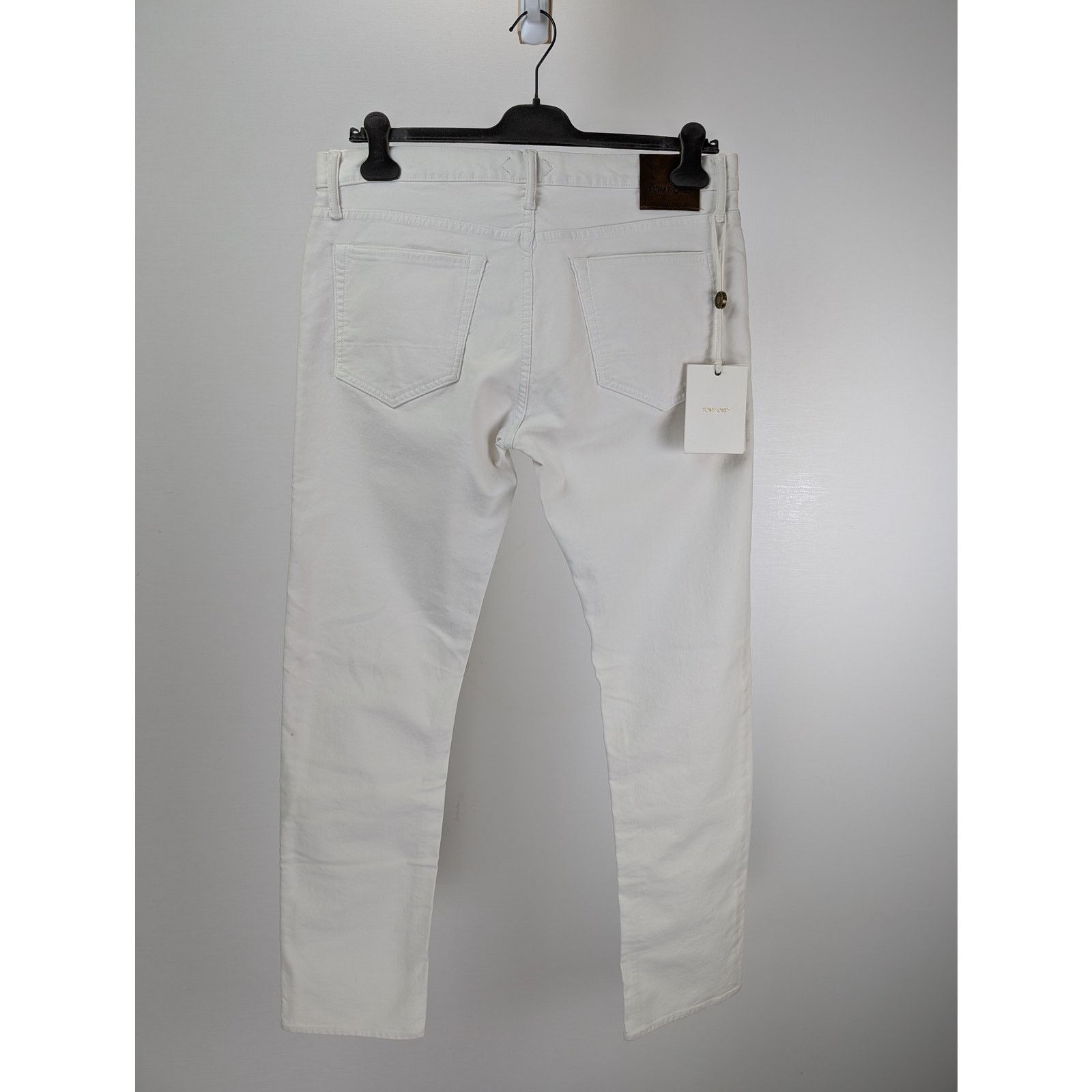 Tom Ford o1rshd1 Denim Straight Jean in White Size US 36 / EU 52 - 10 Thumbnail