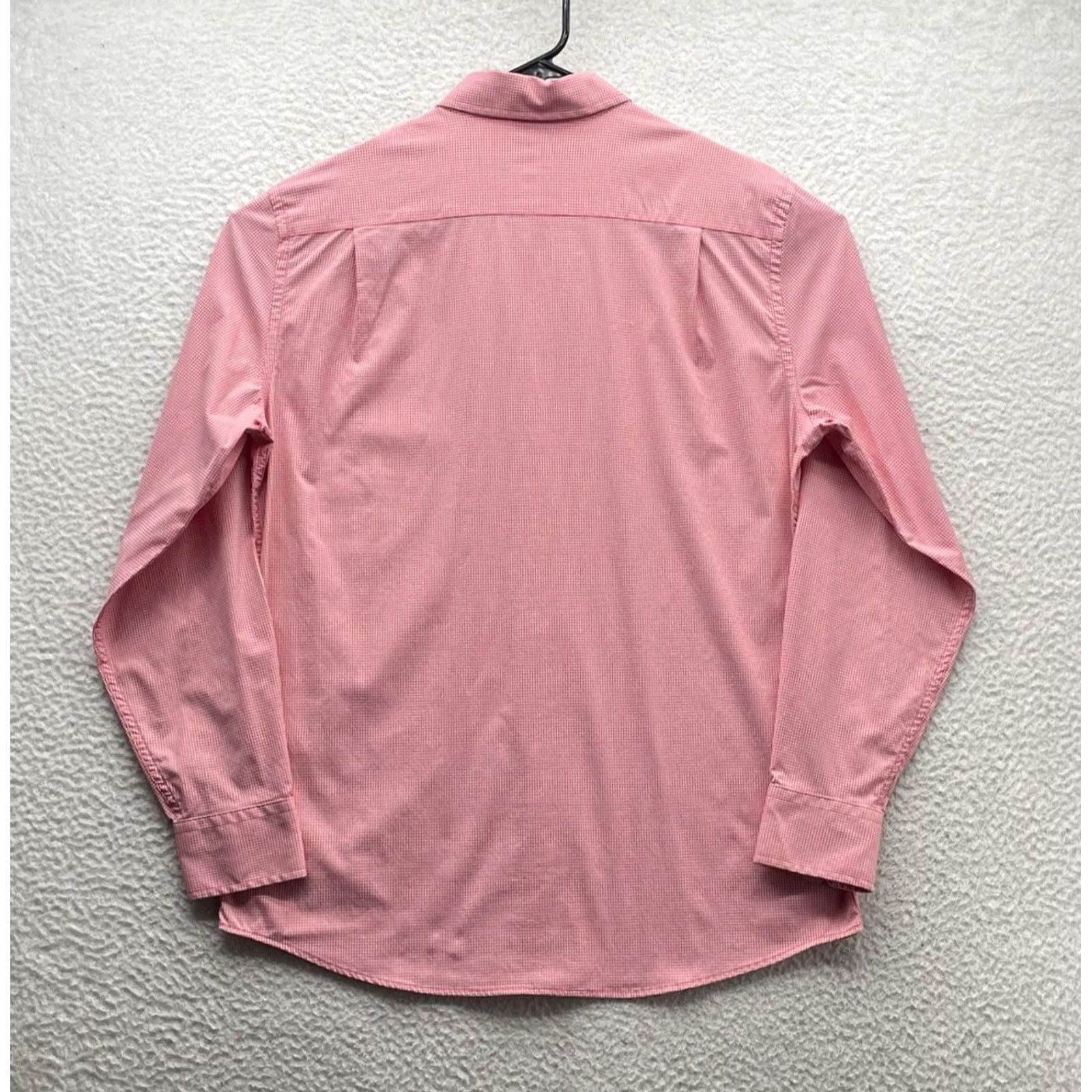 Southern Tide Southern Tide Intercoastal Shirt Mens M Pink Nylon Spandex Button-Up Collared Long Sleeve Gy Size US M / EU 48-50 / 2 - 5 Thumbnail