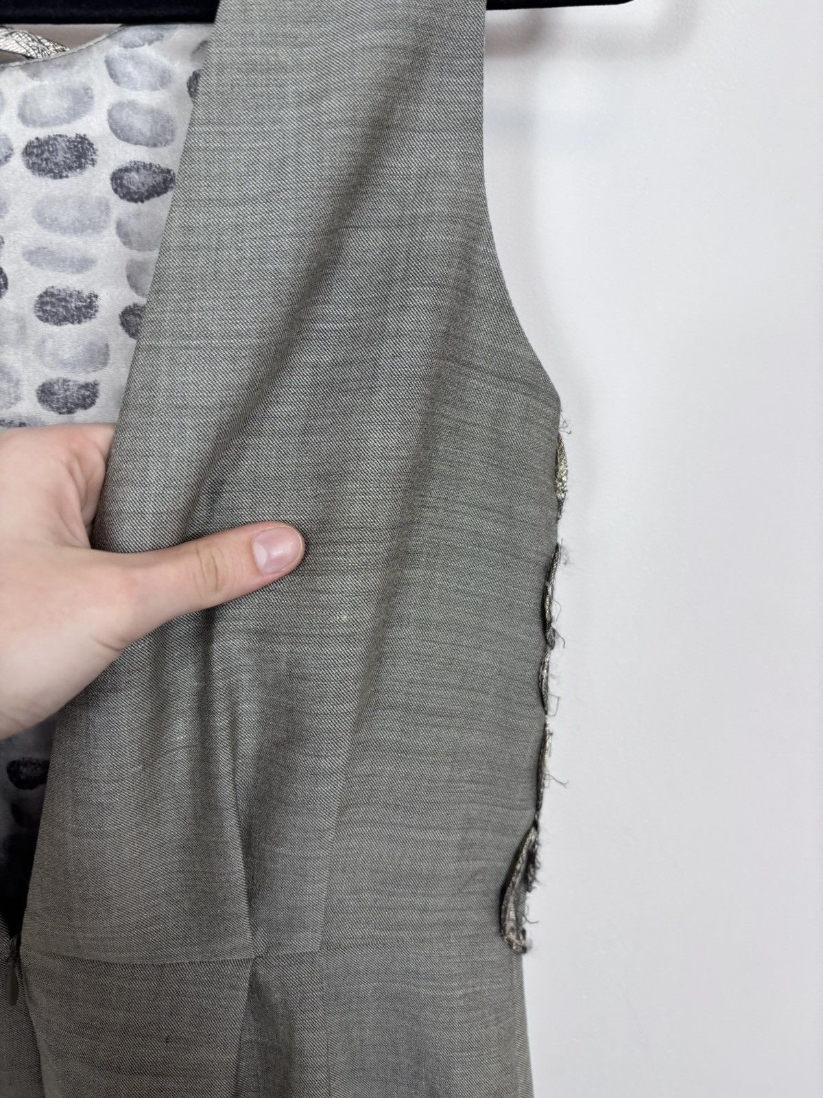 Lela Rose Lela Rose NWT Smokey Grey Embroidered Lace Overlay Dress Size M / US 6-8 / IT 42-44 - 19 Thumbnail