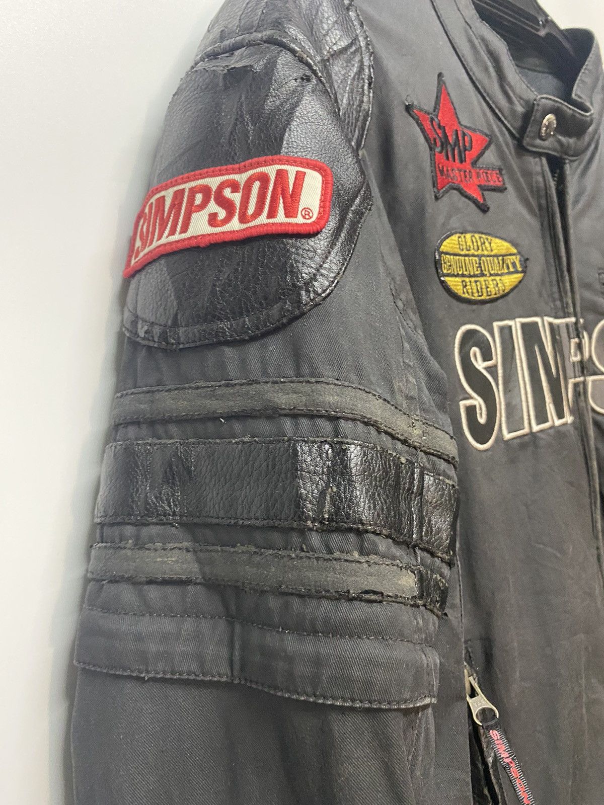 The Simpsons SIMPSON Motorcycle Riders Racer Jacket Patches Size US L / EU 52-54 / 3 - 8 Thumbnail