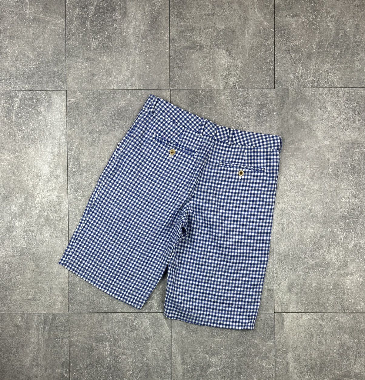 Polo Ralph Lauren Women’s Polo Ralph Lauren Linen Checker New Shorts Size 40" / US 18 - 3 Thumbnail