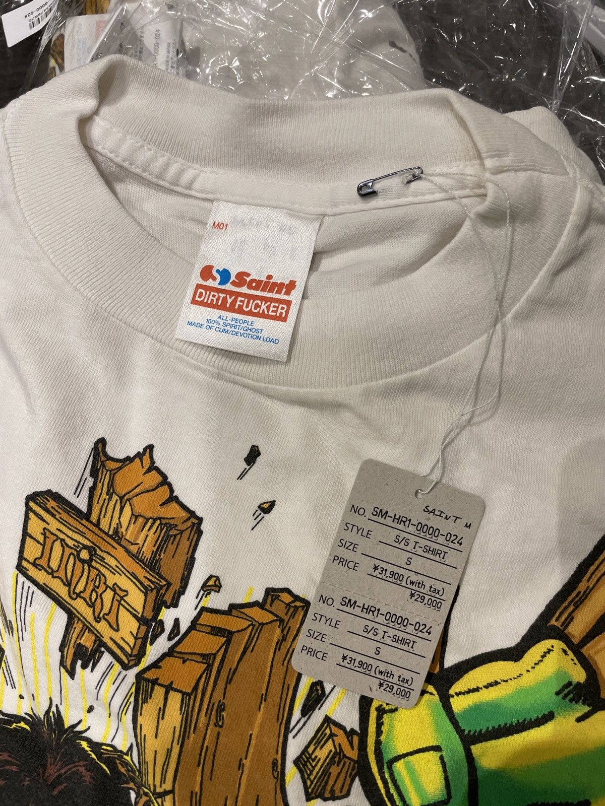Saint Michael Saint Michael Hulk T-Shirt White Size US S / EU 44-46 / 1 - 3 Thumbnail