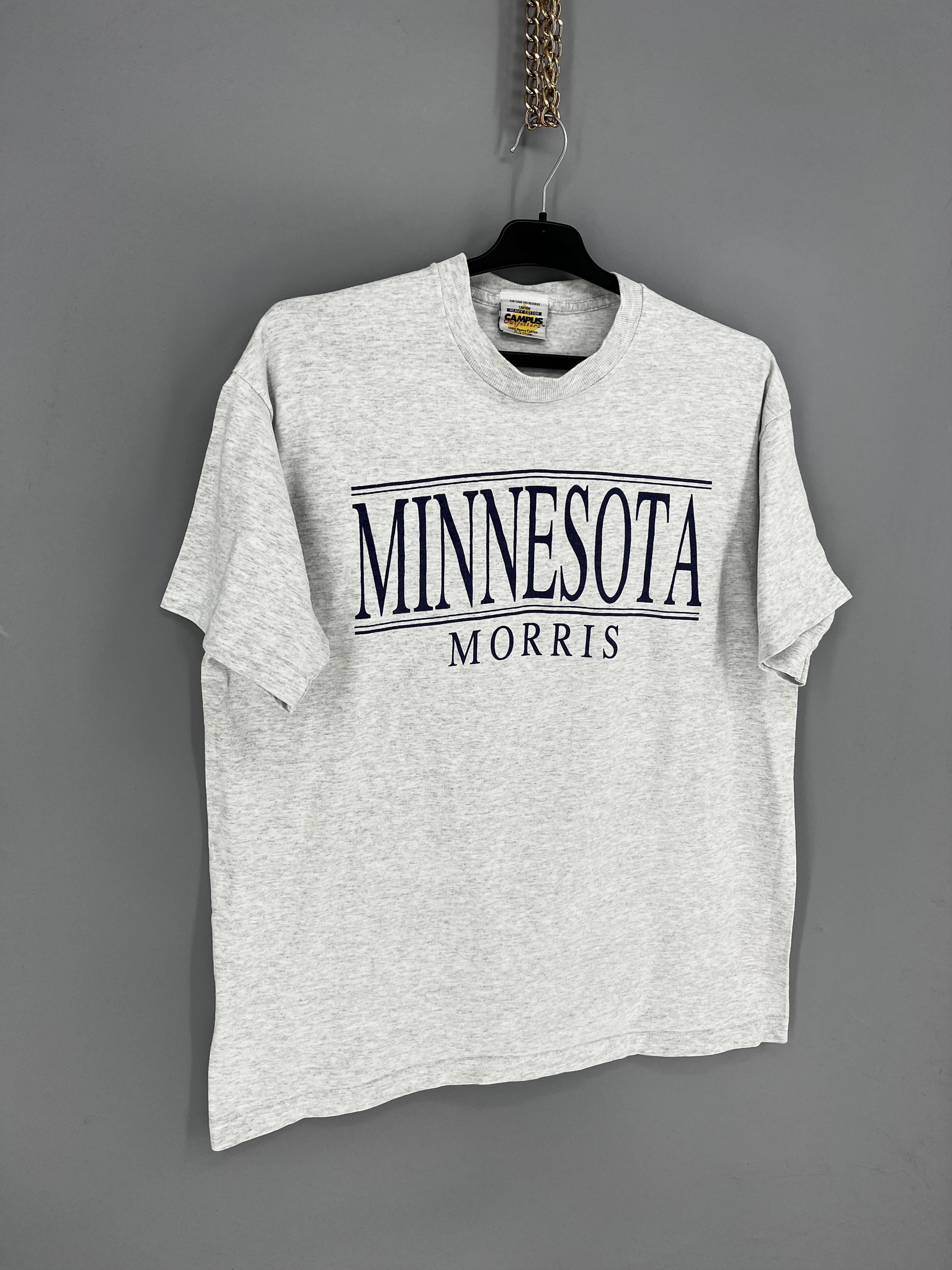 Vintage Vintage 90s Morris Minnesota Single Stitch Thin Tee Size US XL / EU 56 / 4 - 2 Thumbnail