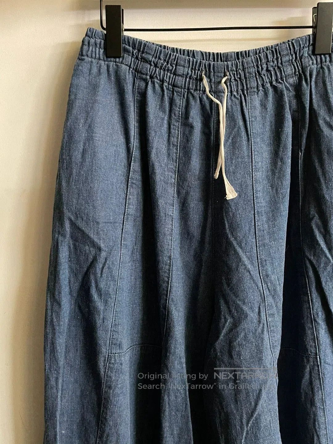 Needles Needles Cotton Lantern Pants in Blue. Size US 30 / EU 46 - 2 Thumbnail