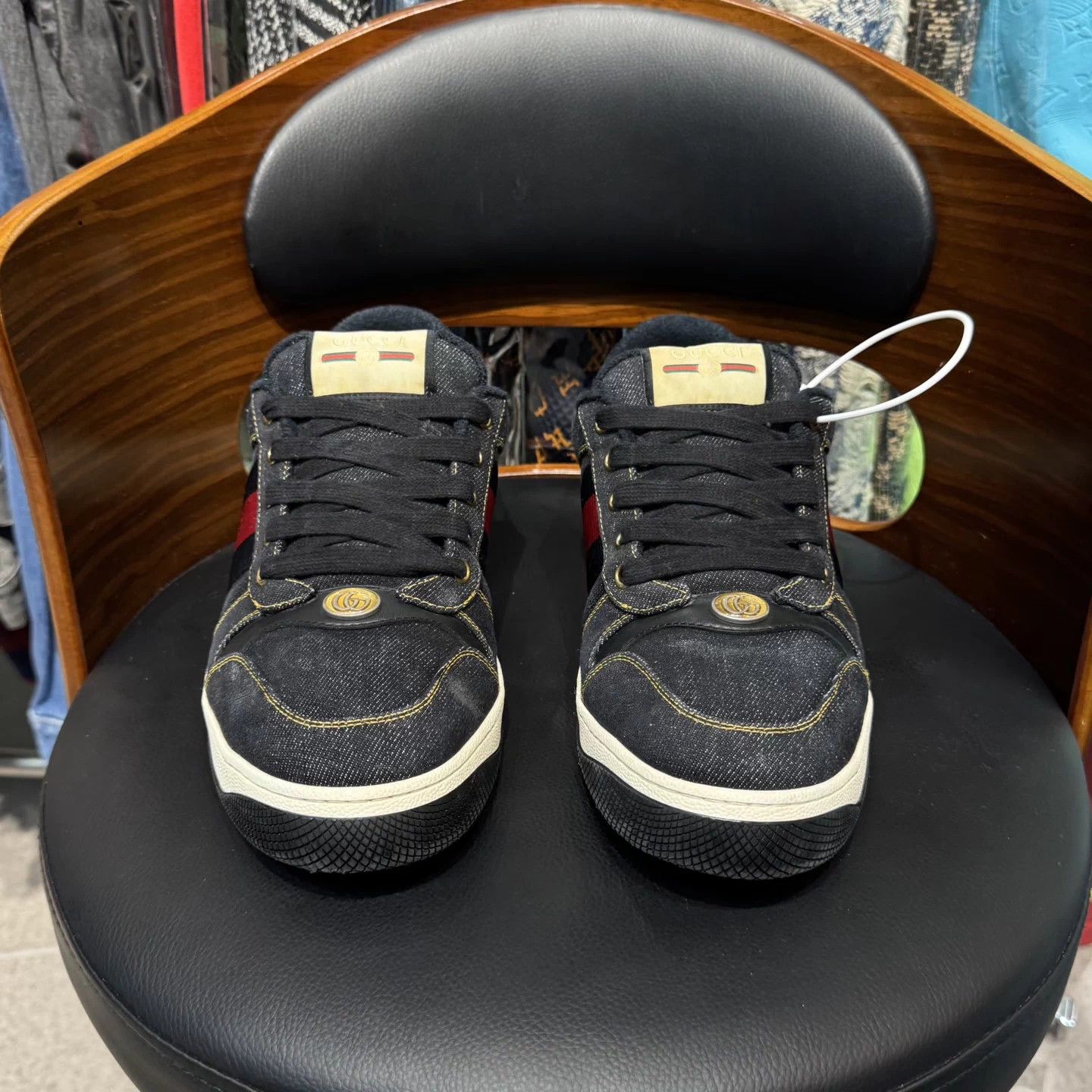Gucci Gucci Denim Washed Distressed Enamel Dirty 9/43 Rare Size US 10 / EU 43 - 2 Thumbnail