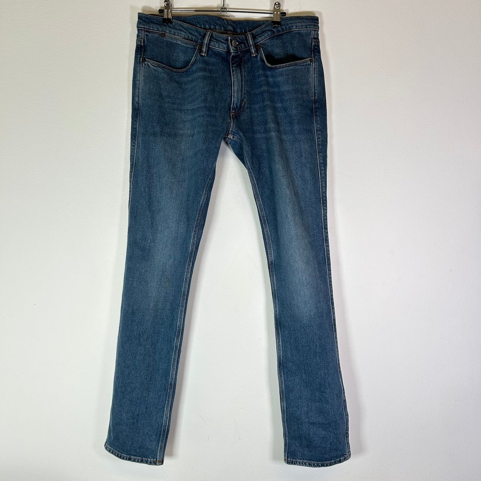 Acne Studios Acne Studios Slim-Cut Denim Jeans Size US 33 - 1 Thumbnail