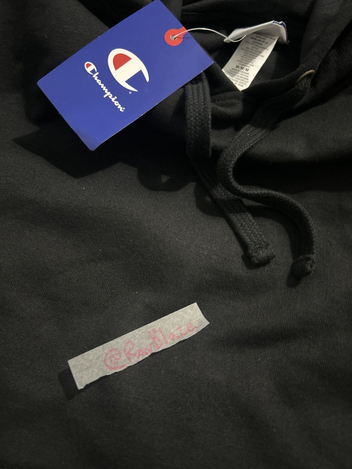Champion Black Champion Hoodie Size US M / EU 48-50 / 2 - 3 Thumbnail