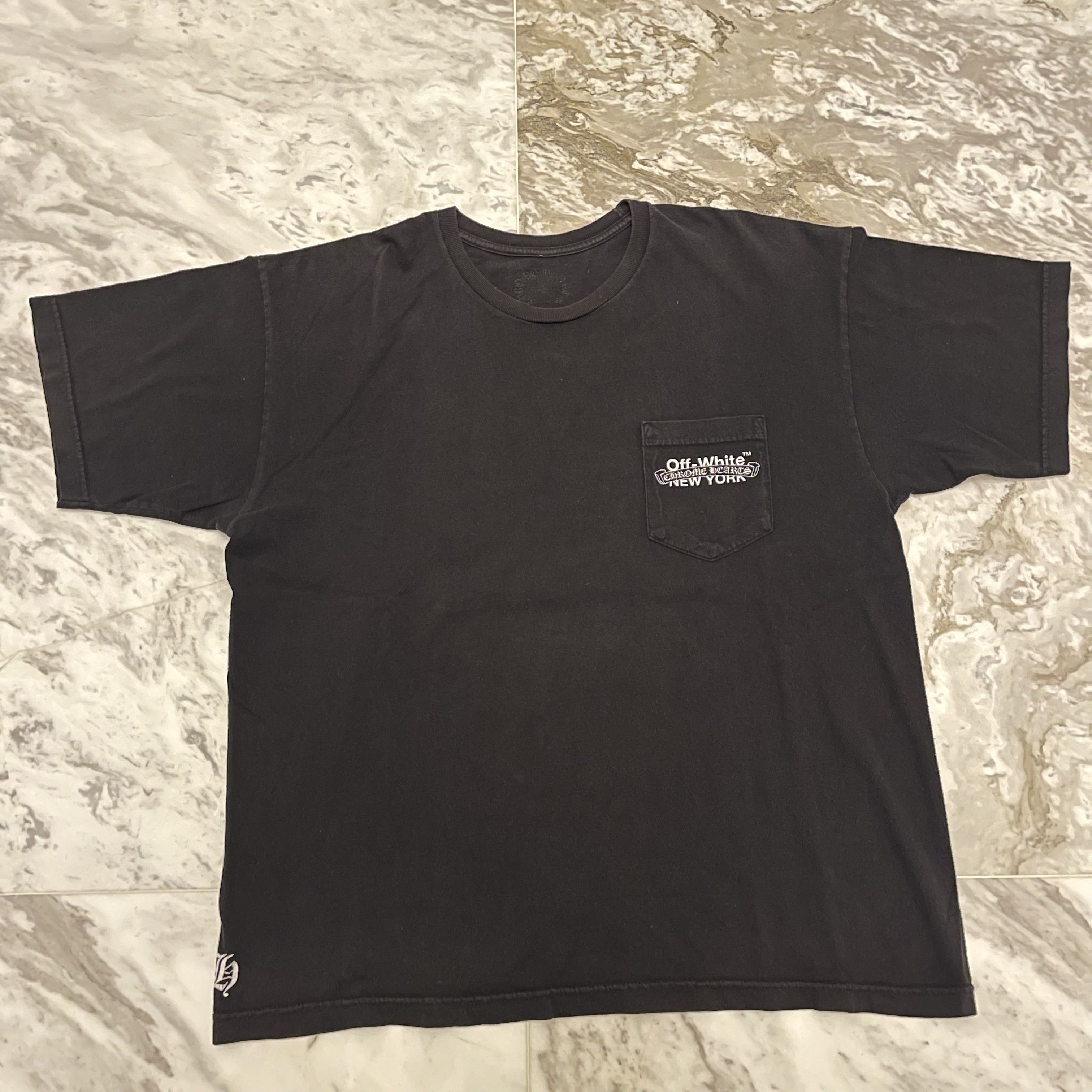 90s CHROME HEARTS NEW YORK限定 TEE S CHROME HEARTS クロムハーツ OLD NEW YORK限定 S/S Tee クロス