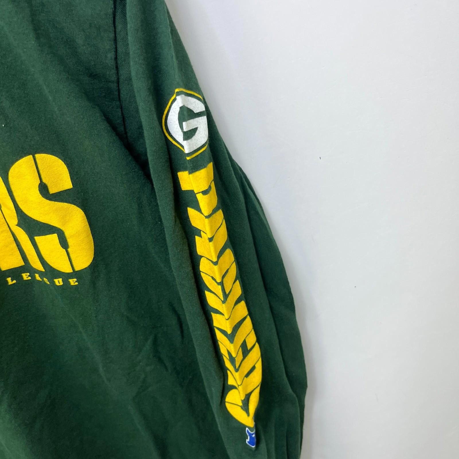 Other Vintage Green Bay Packers Long Sleeve Shirt Medium Size ONE SIZE - 3 Thumbnail