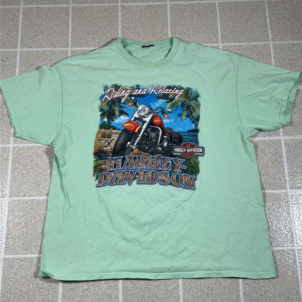 Harley Davidson Vintage Harley Davidson Nassau Bahamas T-Shirt XL Motorcycle Size US XL / EU 56 / 4 - 1 Thumbnail