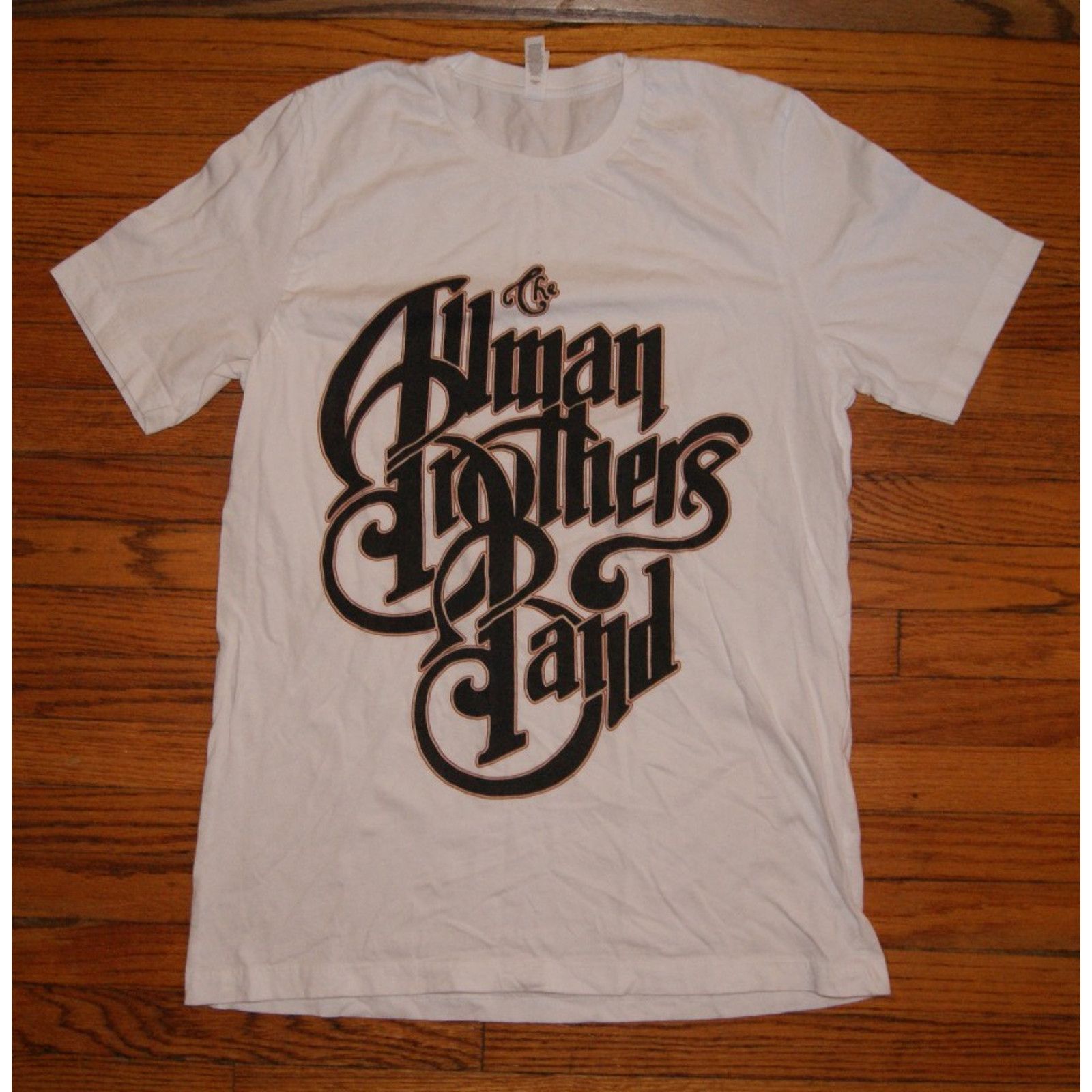 Canvas The Allman Brothers Band Cotton L TShirt Name Script Logo Size US L / EU 52-54 / 3 - 2 Thumbnail
