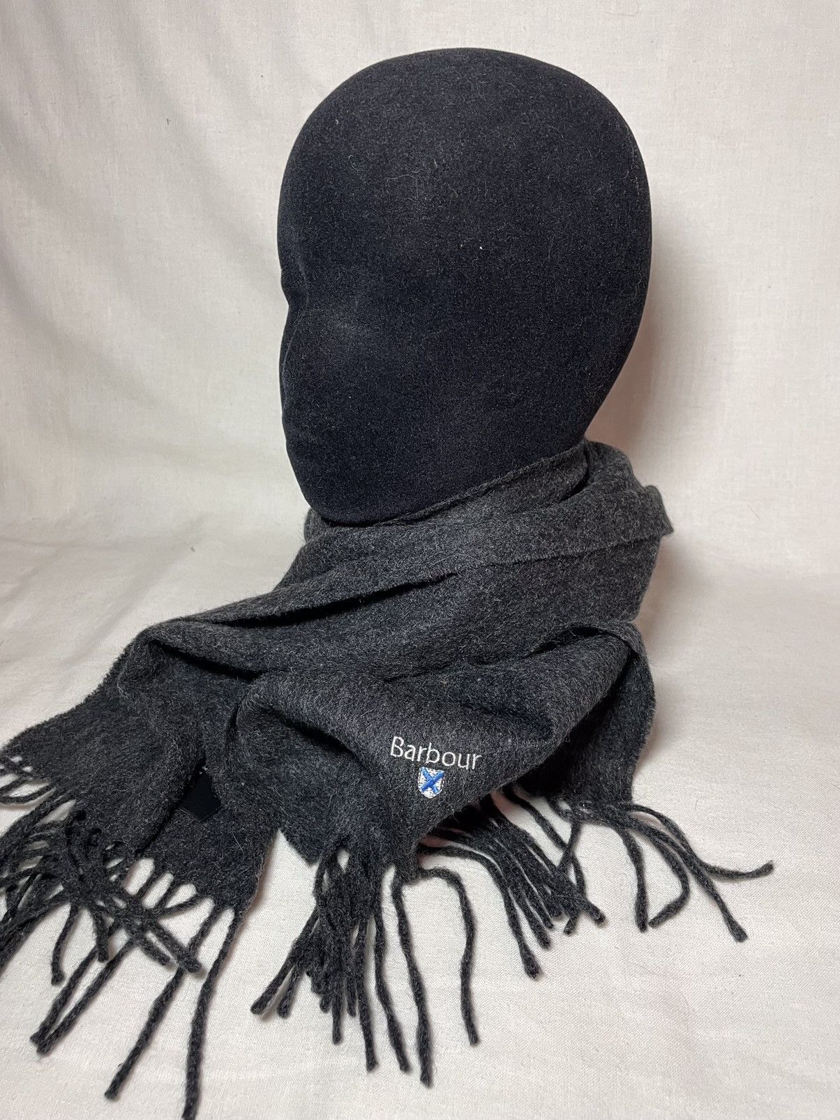 Barbour Barbour grey wool scarf Size ONE SIZE - 6 Thumbnail