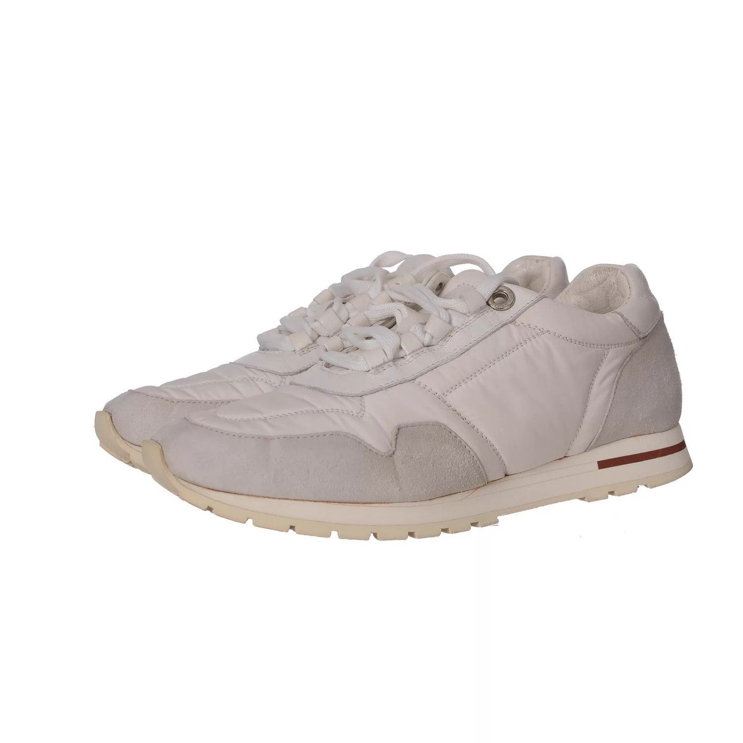 Loro Piana Loro Piana Women's Suede & Nylon Sneakers 35.5 Size US 5 / IT 35 - 1 Thumbnail