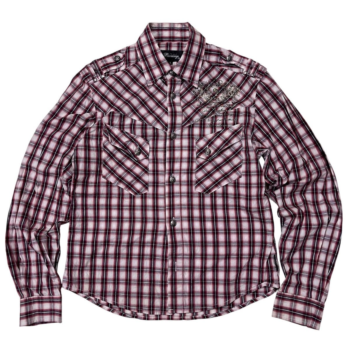 If Six Was Nine Berning sho grunge flannel shirt Size US M / EU 48-50 / 2 - 1 Thumbnail