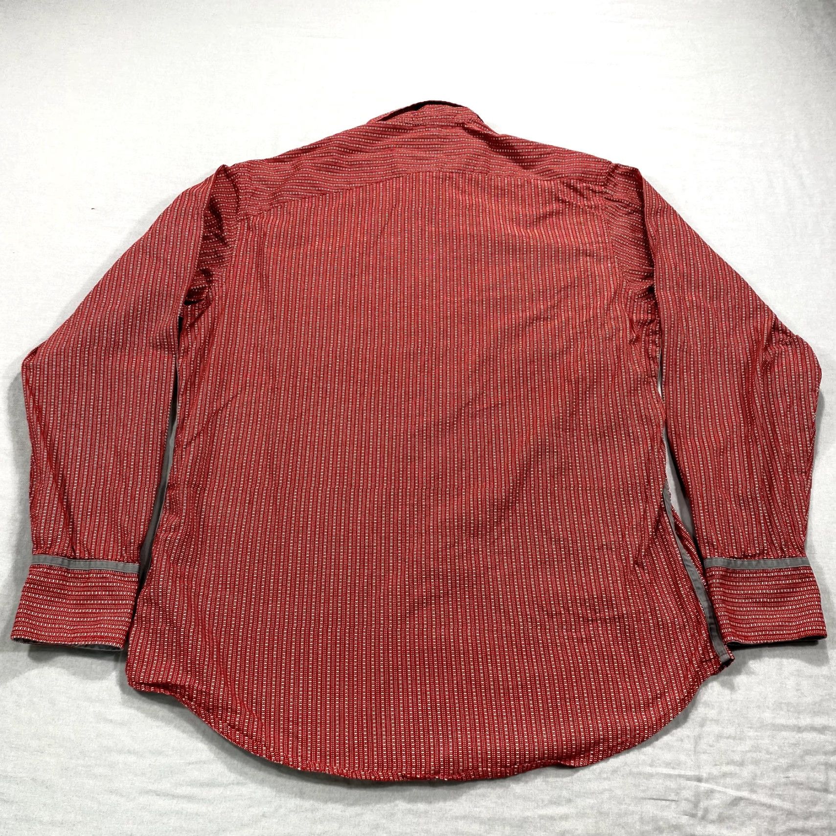 Roper Roper Shirt L Adult Red Striped Pearl Snap Western Cowboy Mens Size US L / EU 52-54 / 3 - 2 Thumbnail