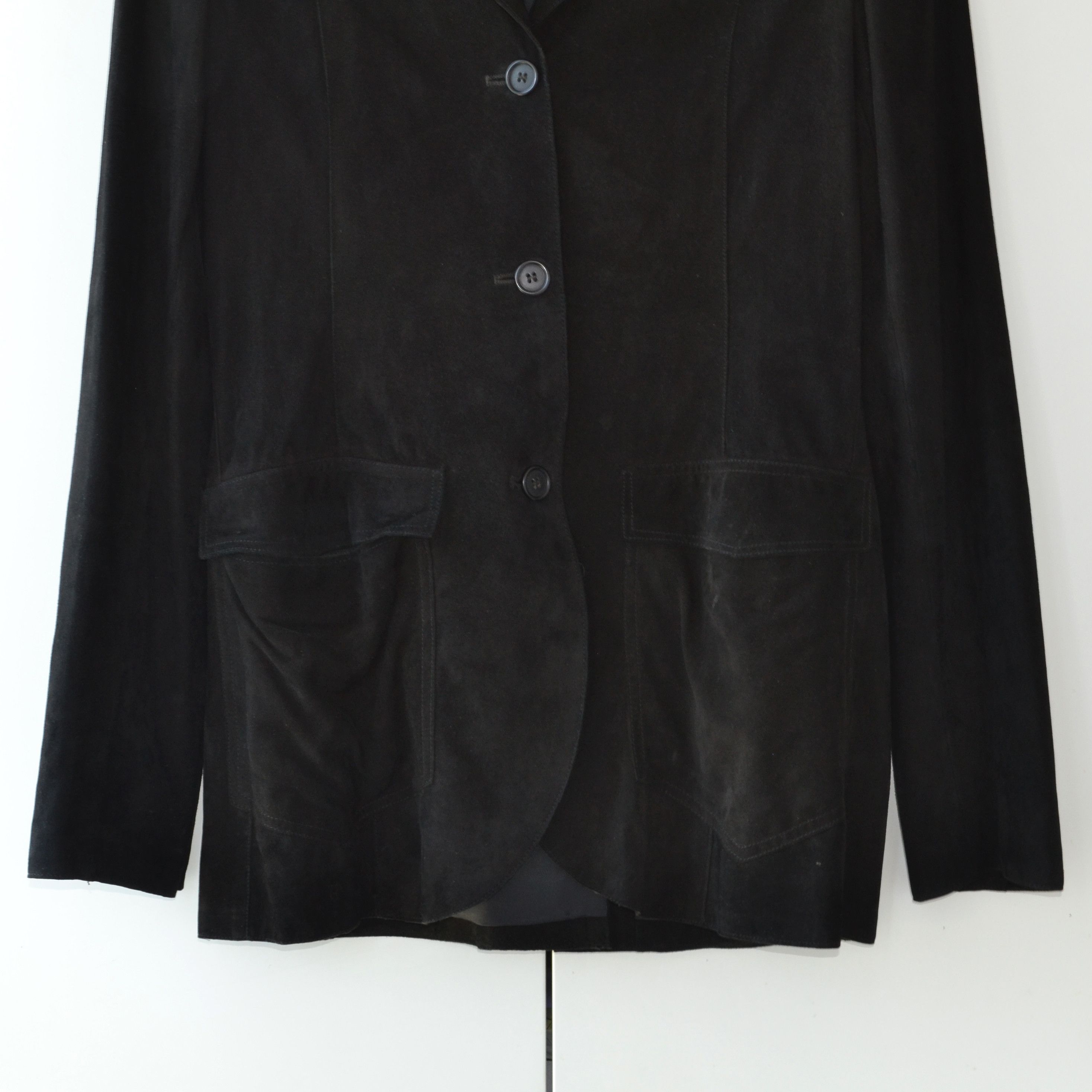 Ruffo Research RUFFO Leather Jacket Blazer Coat Black Vintage RAF SIMONS Size M / US 6-8 / IT 42-44 - 3 Thumbnail
