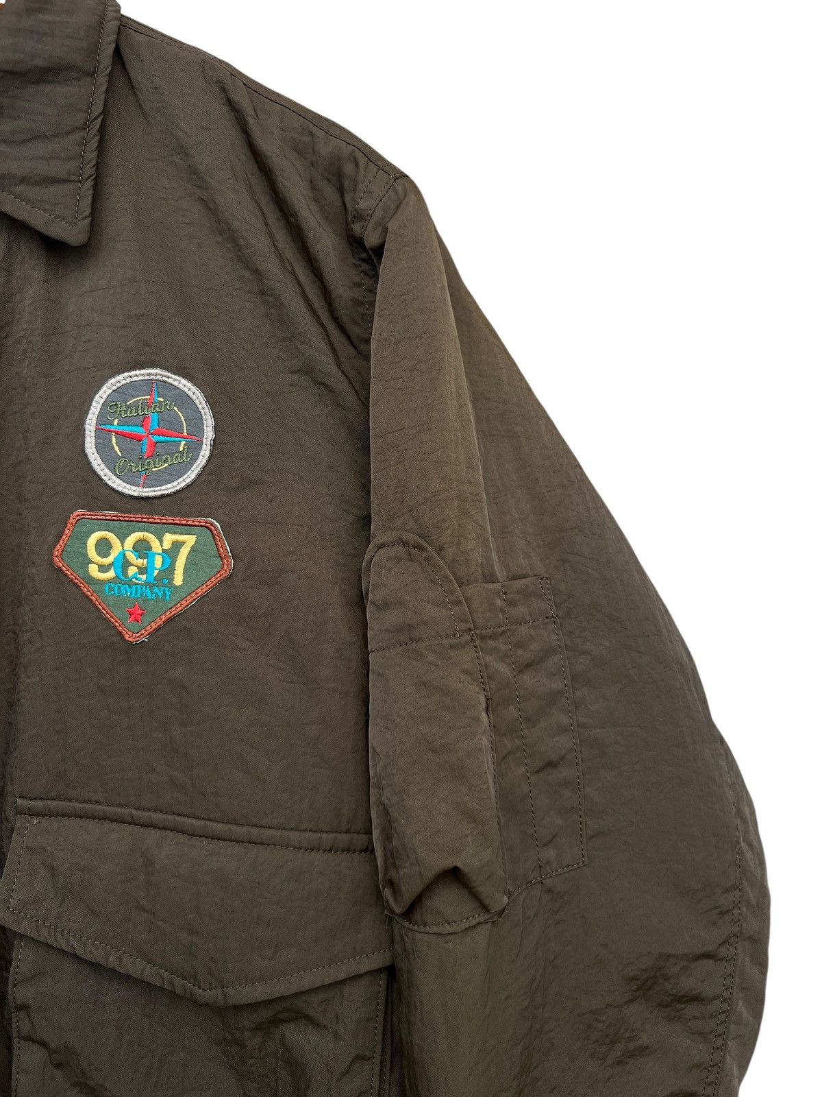 C.P. Company Vintage 80s Cp Company Brown Light Bomber Jacket Size US M / EU 48-50 / 2 - 5 Thumbnail