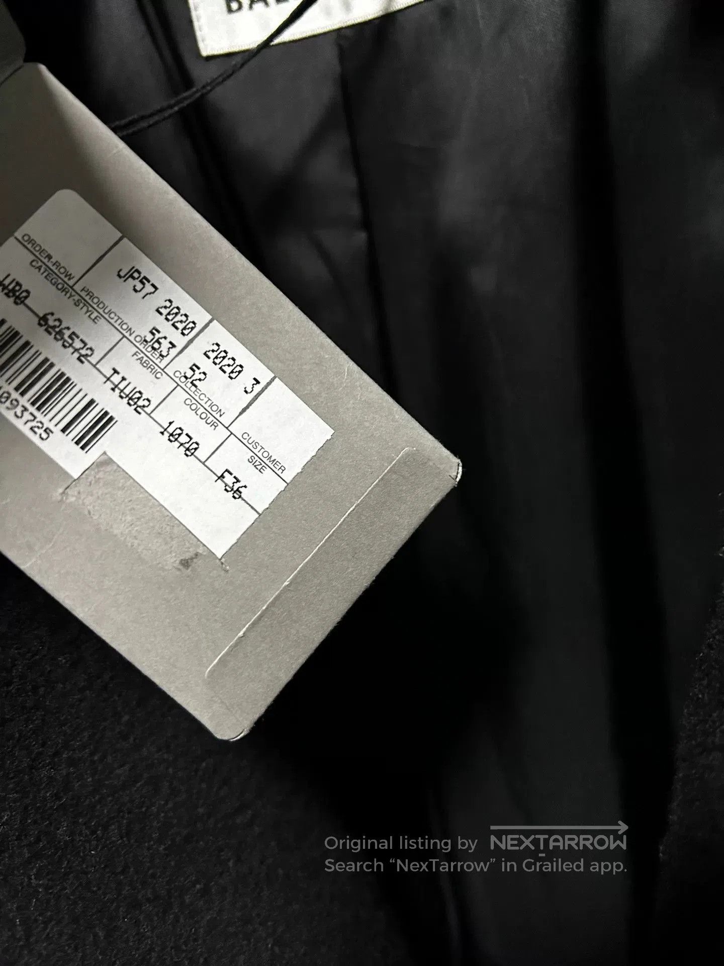 Balenciaga Balenciaga Logo Wool Coat Size 36. Size XS / US 0-2 / IT 36-38 - 3 Thumbnail