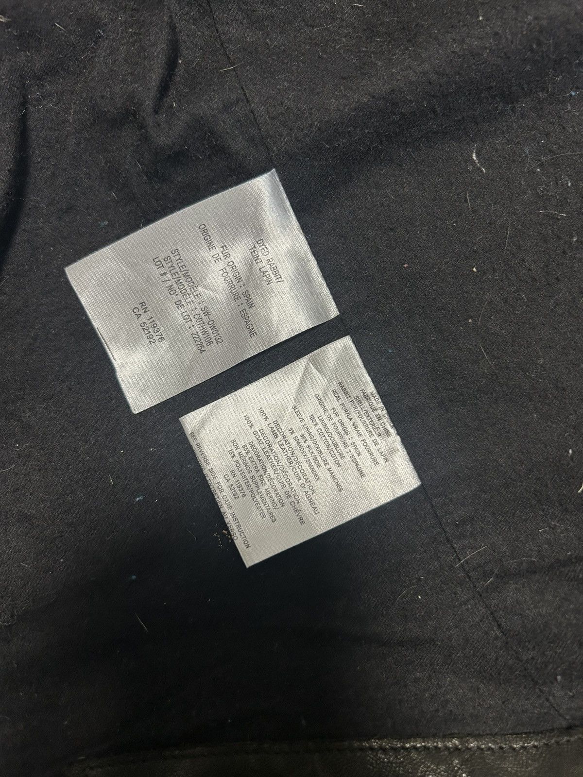 Designer × Helmut Lang × Vintage Helmut Lang for Intermix Rabbit Fur and Lamb Leather Jacket Size M / US 6-8 / IT 42-44 - 6 Thumbnail