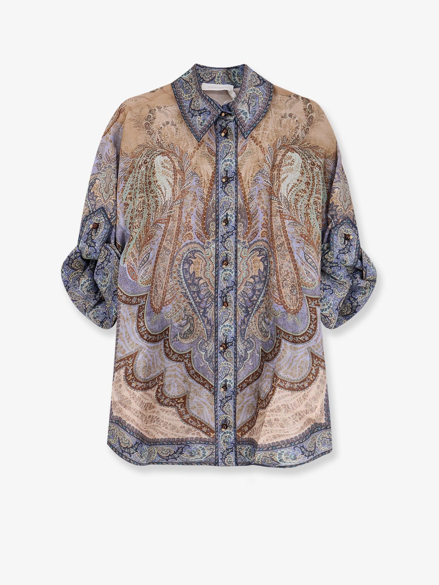 Zimmermann Wanderlust Silk Shirt Size S / US 4 / IT 40 - 1 Thumbnail