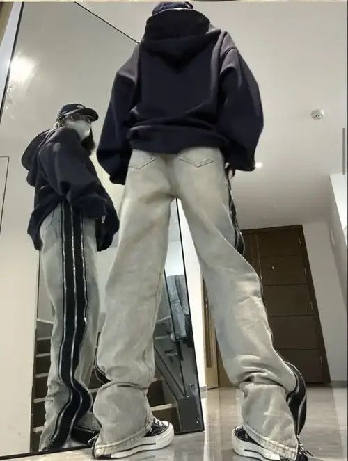 Japanese Brand × Jean Distressed High Waist with Zipper Jeans Size US 32 / EU 48 - 3 Thumbnail