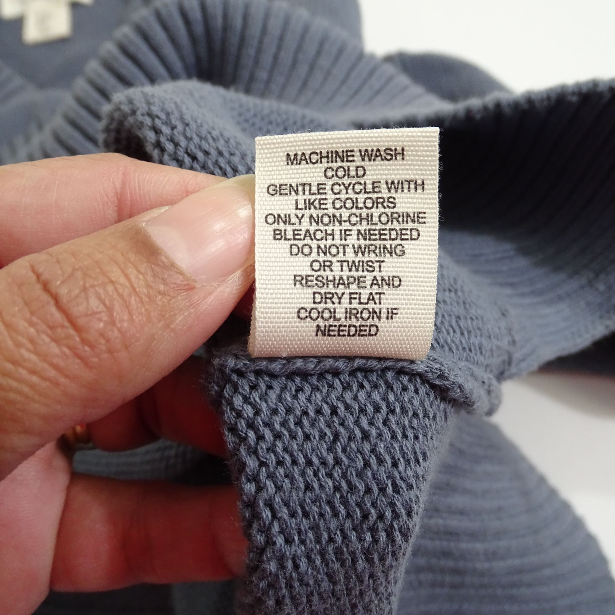Jessica Simpson Jessica Simpson Women Blue Ribbed Crewneck Sweater Size M Size M / US 6-8 / IT 42-44 - 8 Thumbnail