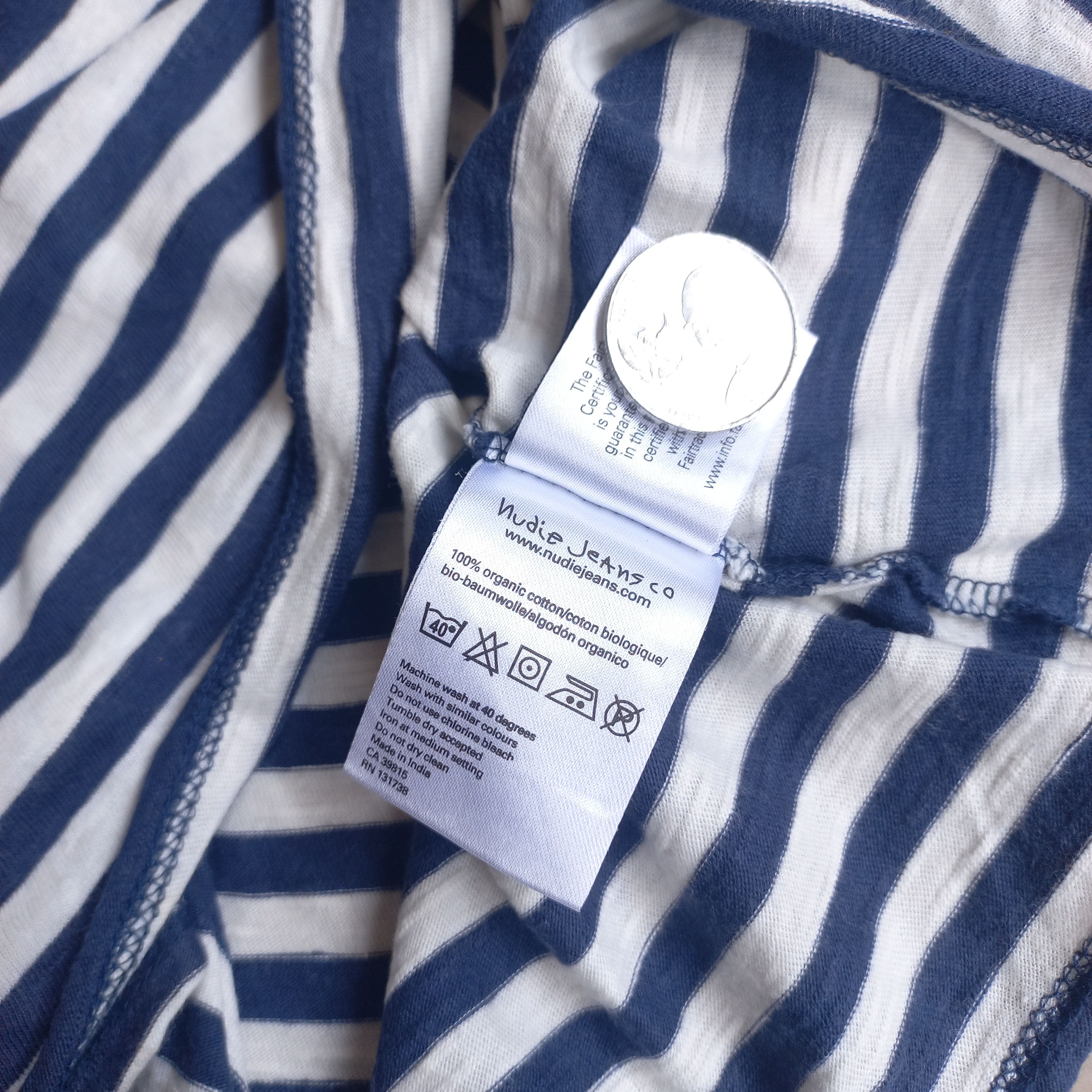 Nudie Jeans Nudie Jeans - Otto Breton Stripe Long Sleeve Tshirt Size US S / EU 44-46 / 1 - 5 Thumbnail