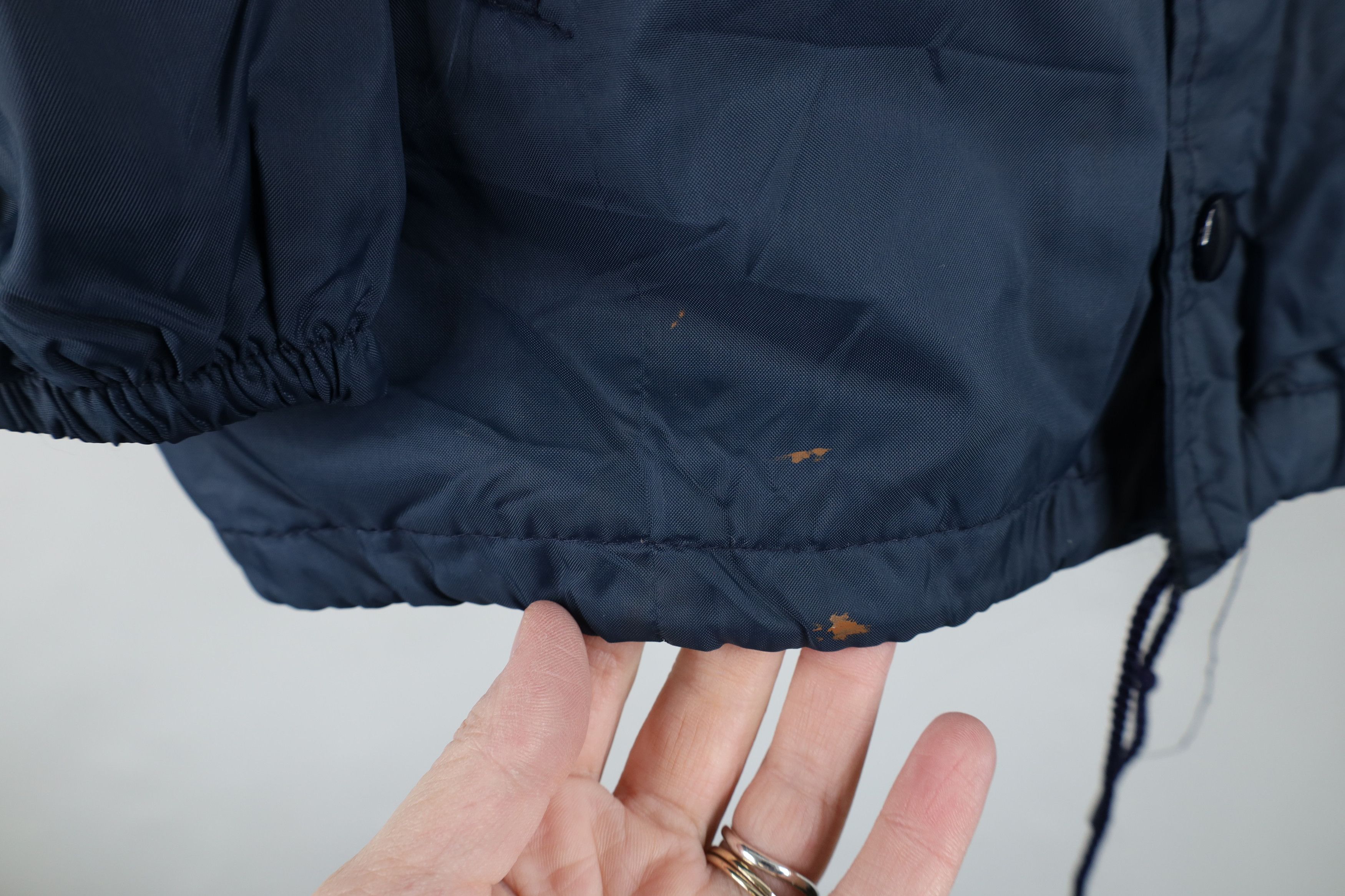 Champion × Vintage Vintage 80s Champion Dame University Coach Jacket Blue USA Size M / US 6-8 / IT 42-44 - 8 Thumbnail