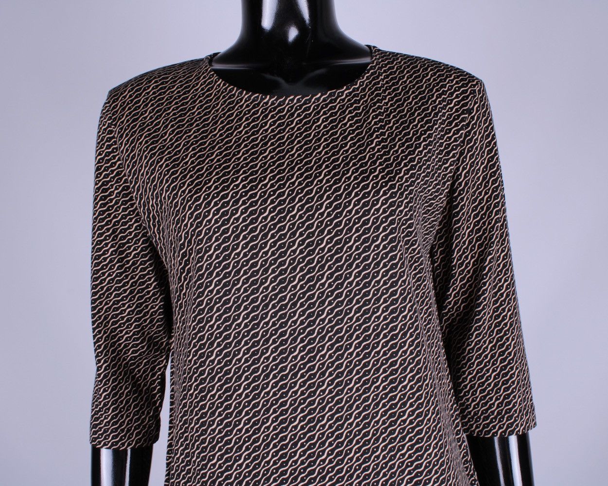 Designer × Marimekko MARIMEKKO Marjailla Raspa Geometric A-Line Dress 3/4 Sleeve Size S / US 4 / IT 40 - 4 Thumbnail