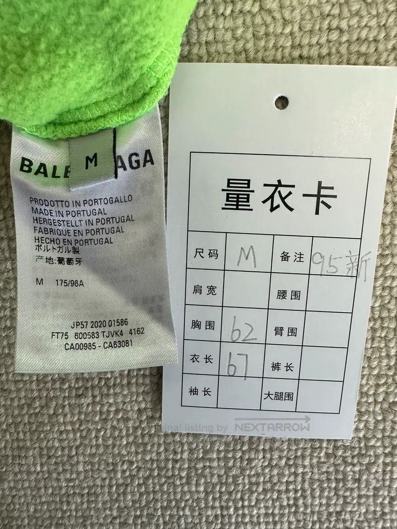 Balenciaga Balenciaga Printed Hooded Drawstring Casual Sweatshirt Size US M / EU 48-50 / 2 - 5 Thumbnail