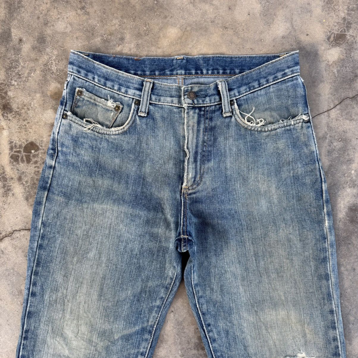 Edwin VINTAGE EDWIN FADED RIPPED JEAN DENIM PANTS Size US 33 - 3 Thumbnail