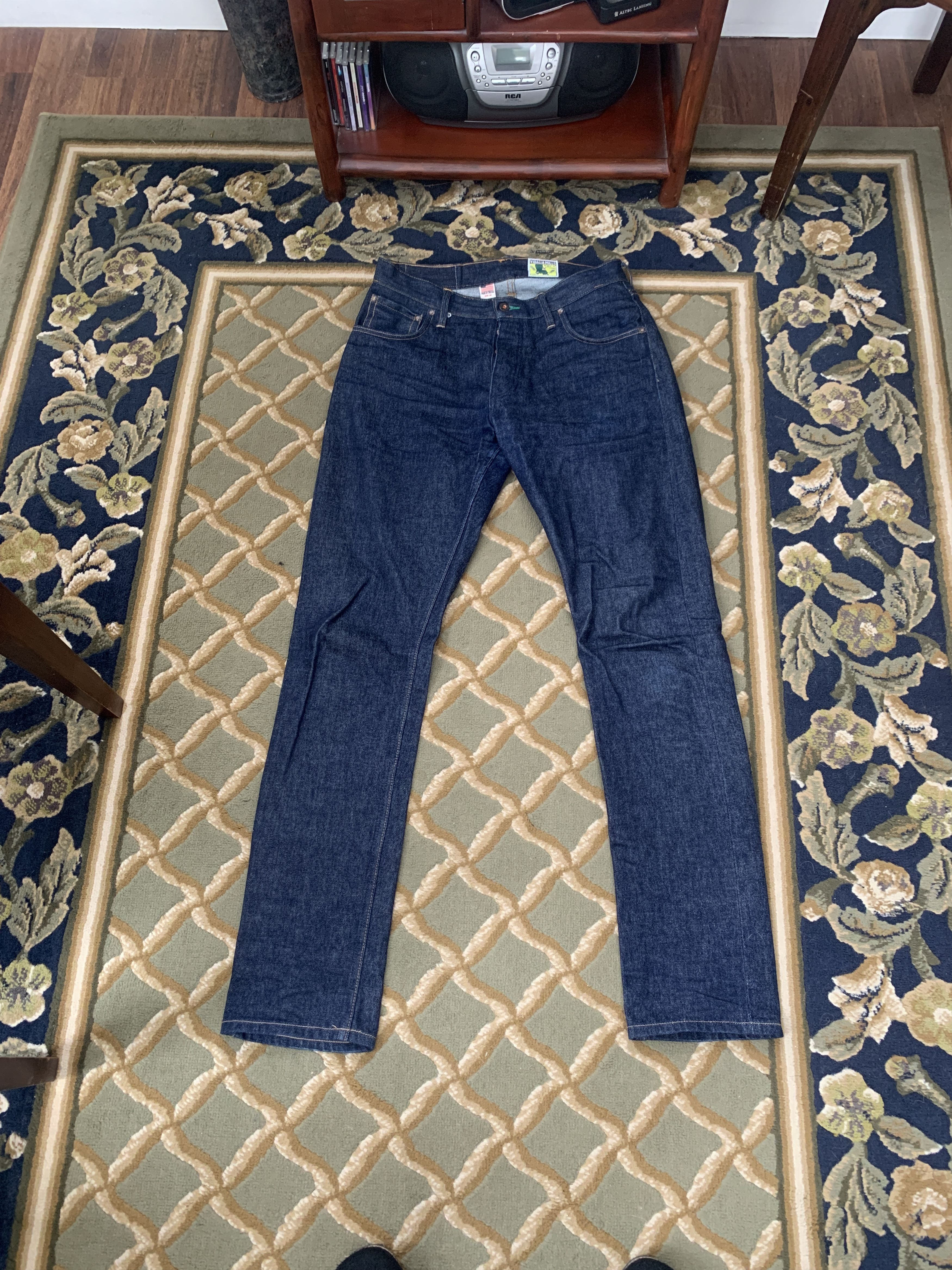 image of Left Field NYC Atlas in Indigo, Men's (Size 34)