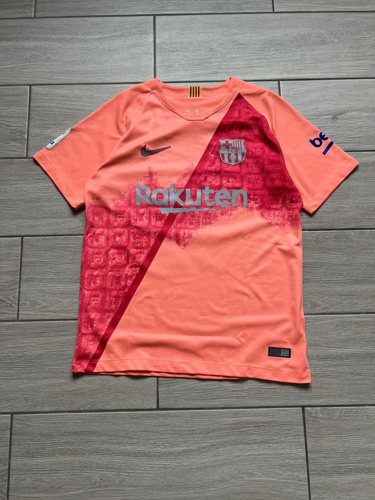 Nike Nike FC Barcelona 2018 - 19 Soccer Football Jersey T-shirt Size US S / EU 44-46 / 1 - 1 Thumbnail
