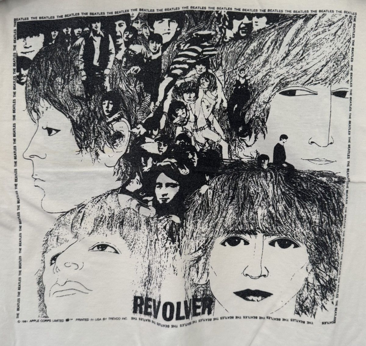 Band Tees × Vintage Vintage The Beatles REVOLVER PS01 Size US M / EU 48-50 / 2 - 2 Thumbnail