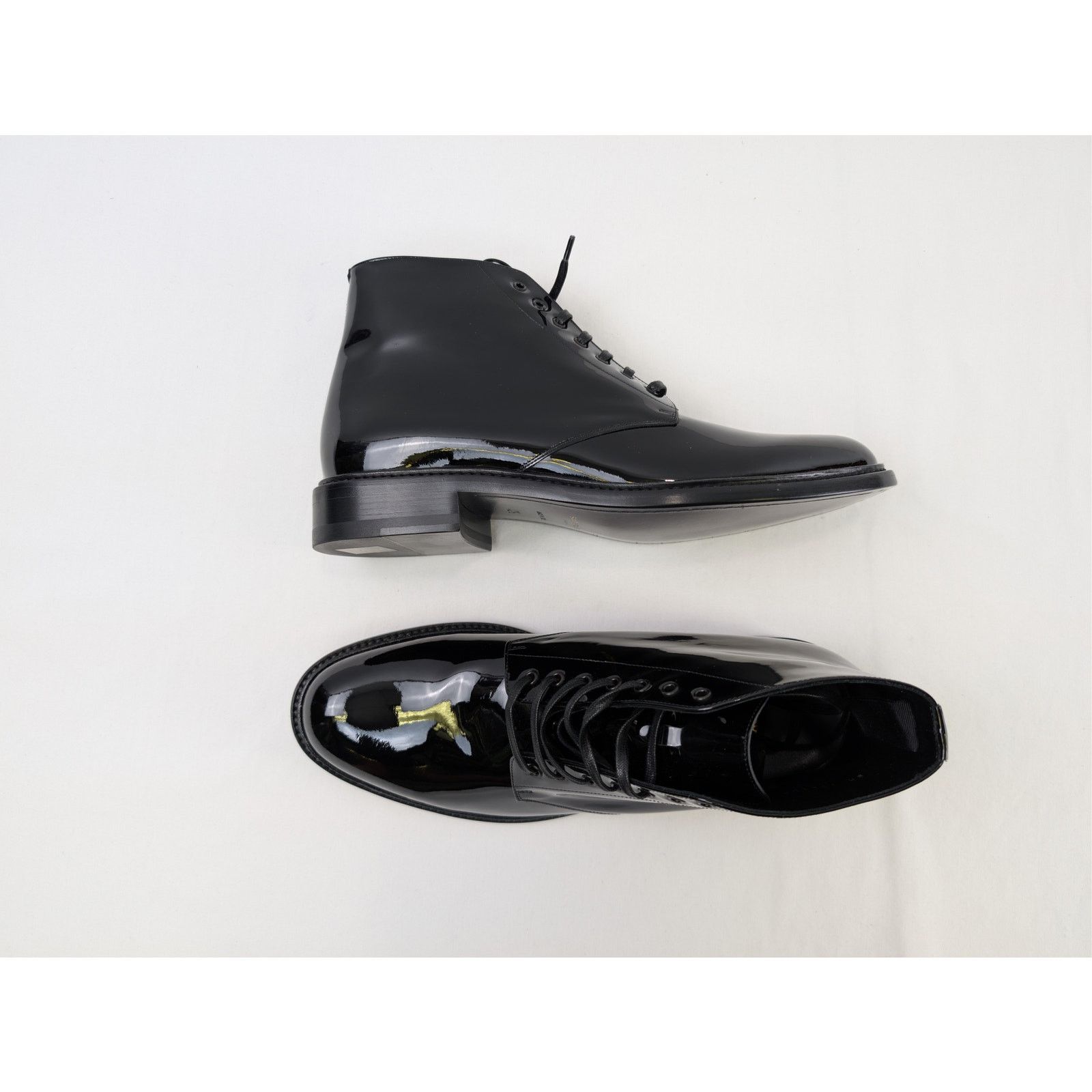Saint Laurent Paris o1rshd1 Army 20 Lace up Boot in Black Size US 9.5 / EU 42-43 - 1 Thumbnail