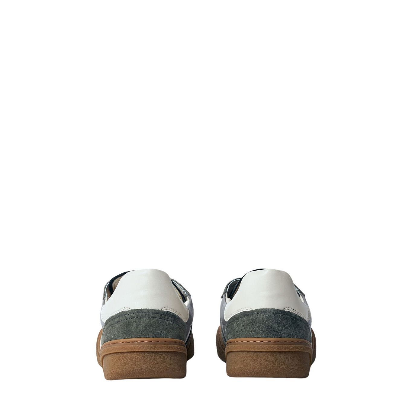 Acne Studios ACNE STUDIOS Bars Multi/Grey Leather Sneakers New (Men's siz Size US 9 / EU 42 - 4 Thumbnail