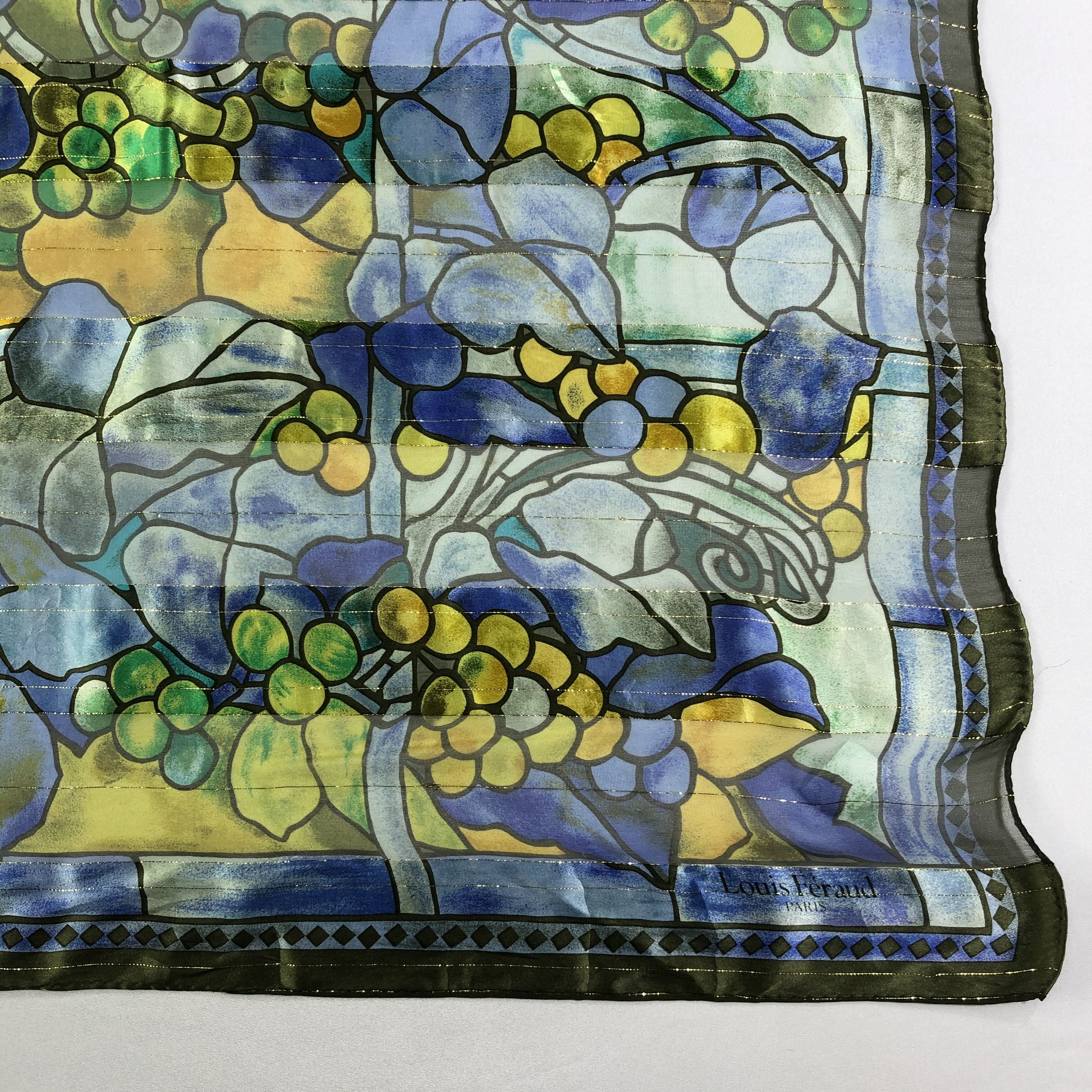 Louis Feraud × Vintage Vintage Louis Feraud Paris Silk Scarf Size ONE SIZE - 4 Thumbnail