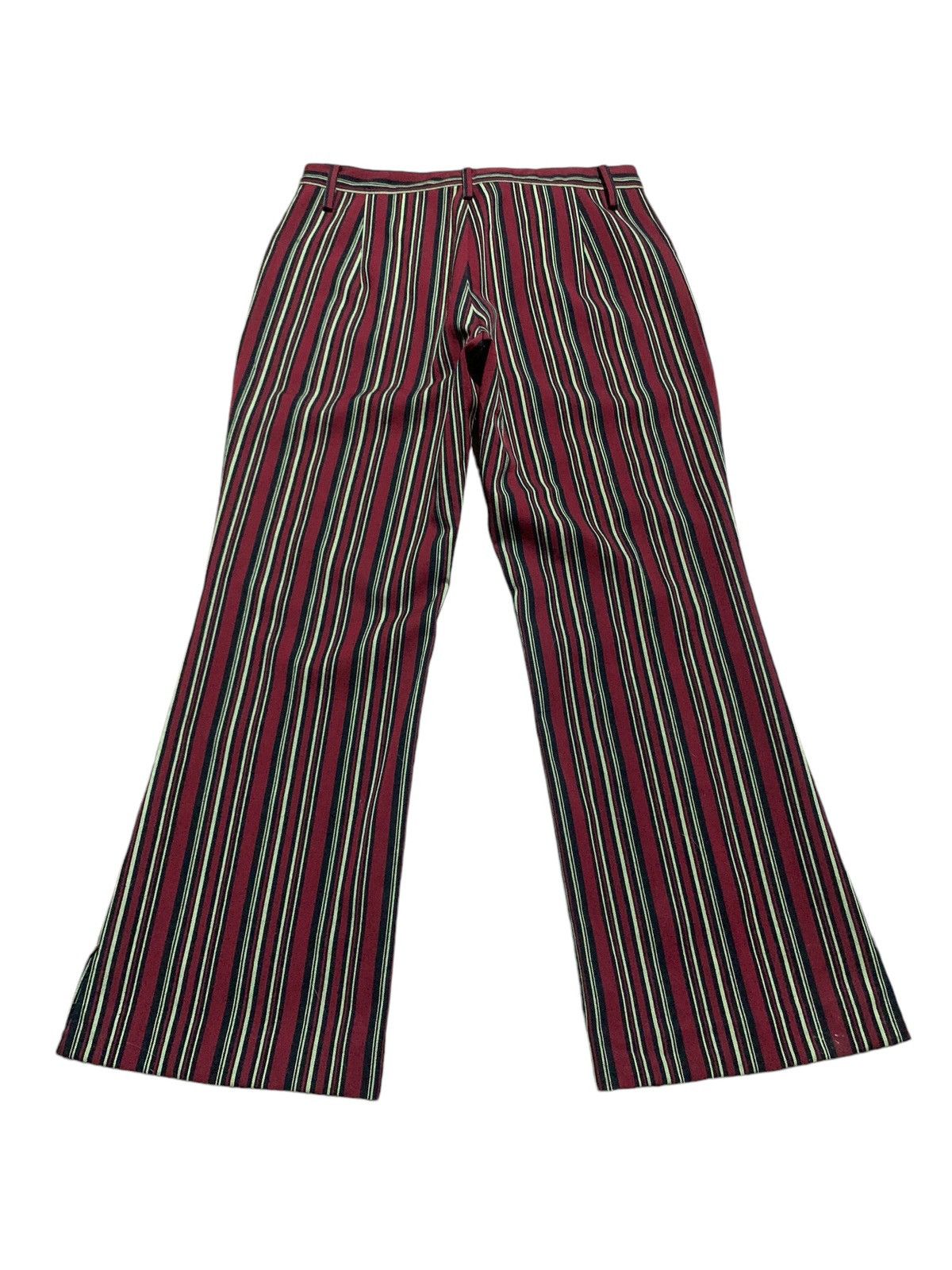 Marithe + Francois Girbaud Vintage Marithe Francois Girbaud striped flare pants Size 30" / US 8 / IT 44 - 11 Thumbnail
