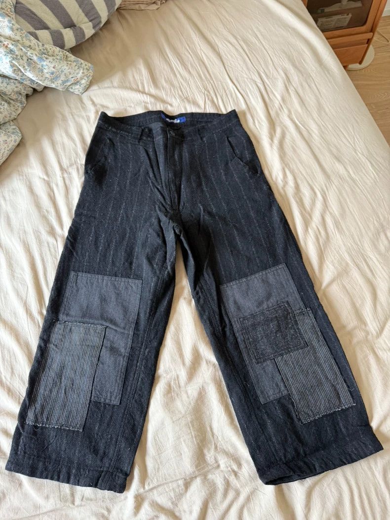 Comme des Garcons Comme Des Garcons Make old patch wool pants 2505-Nextarrow Size US 28 / EU 44 - 2 Thumbnail