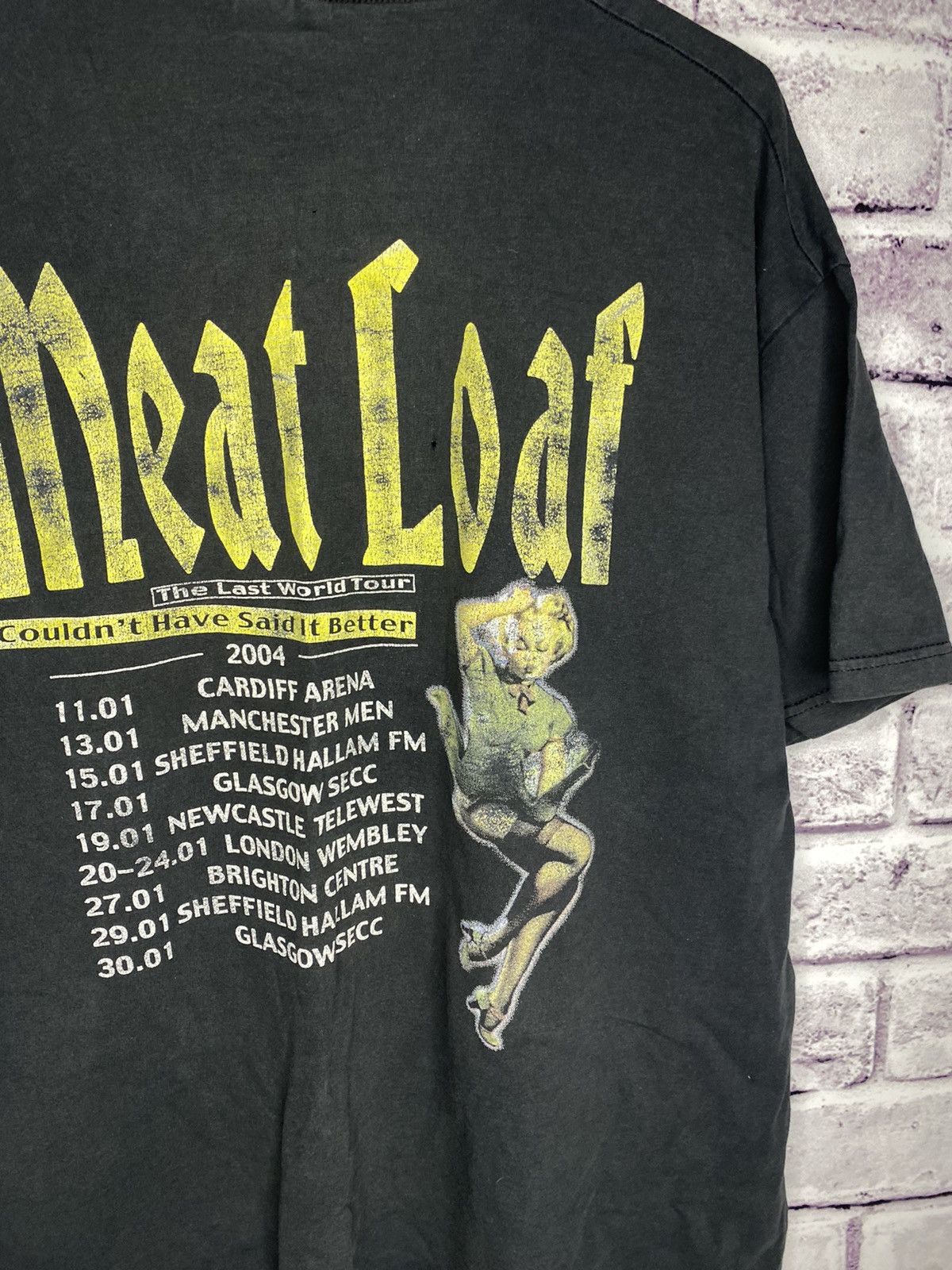 Band Tees × Vintage Meat Loaf 2004 Band/Rock Tee Last World Tour Size US L / EU 52-54 / 3 - 10 Thumbnail