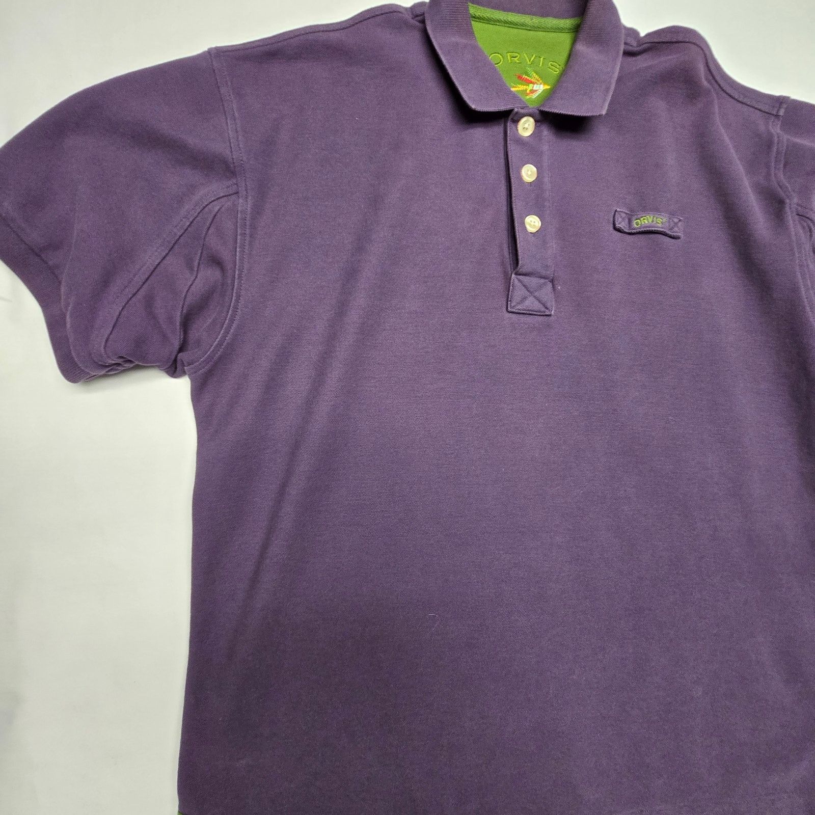 Orvis × Vintage Vintage Orivis Polo Shirt Large Purple Fly Fishing Shirt Size US L / EU 52-54 / 3 - 4 Thumbnail