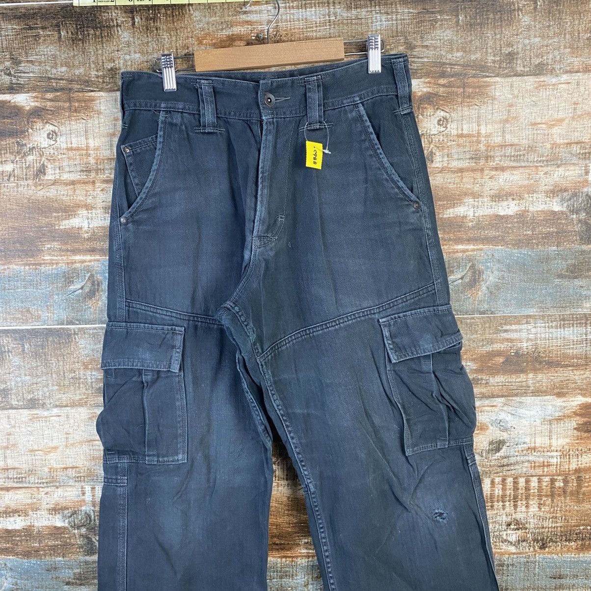 Japanese Brand DL Even River Dark Blue Cargo Multipocket Pants #C988 Size US 28 / EU 44 - 2 Thumbnail