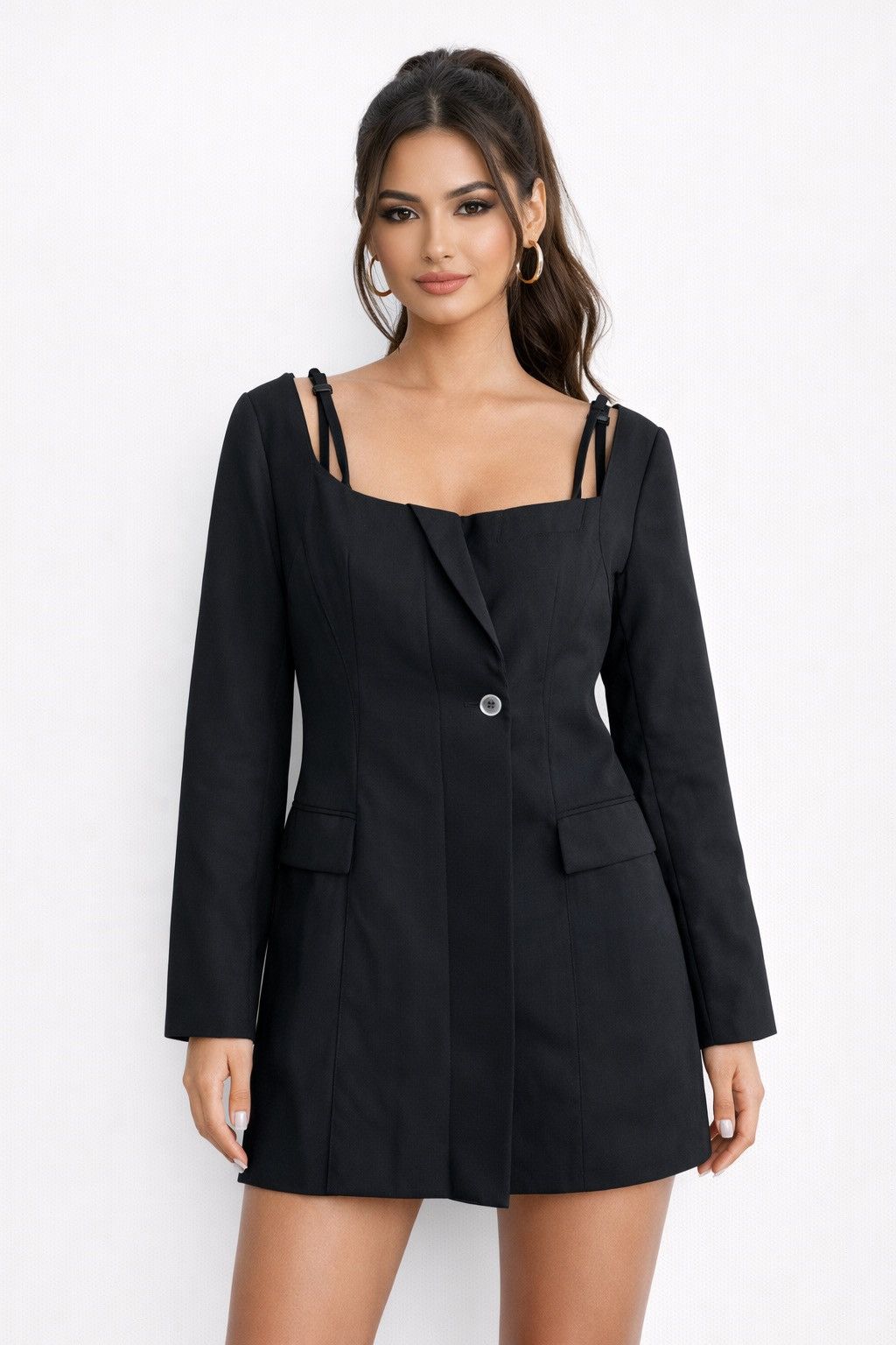 Jacquemus Jacquemus La Montagne Black Tailored Wool Jacket Top Size S / US 4 / IT 40 - 1 Thumbnail