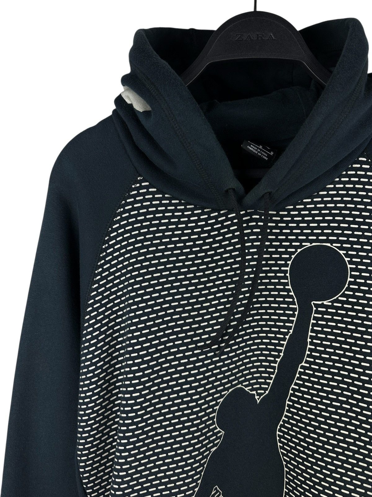 Jordan Brand Vintage Nike Air Jordan 23 Hoodie Jumpman Reflective Logo Size US L / EU 52-54 / 3 - 2 Thumbnail