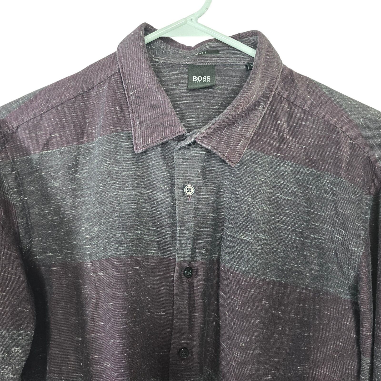 Hugo Boss Boss Hugo Boss Slim Fit Leggiuno Italian Fabric Shirt Large Size US L / EU 52-54 / 3 - 2 Thumbnail