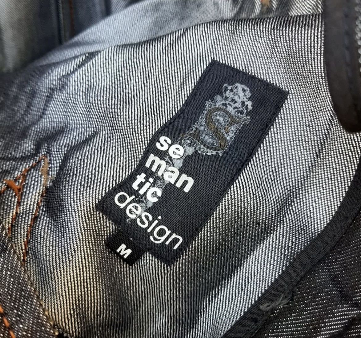 Designer × Japanese Brand × semanticdesign Semantic Design Denim Jacket Size US M / EU 48-50 / 2 - 3 Thumbnail