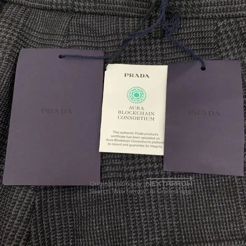 Prada Prada Men's Casual Wool Pants in Dark Gray. Size US 32 / EU 48 - 7 Thumbnail