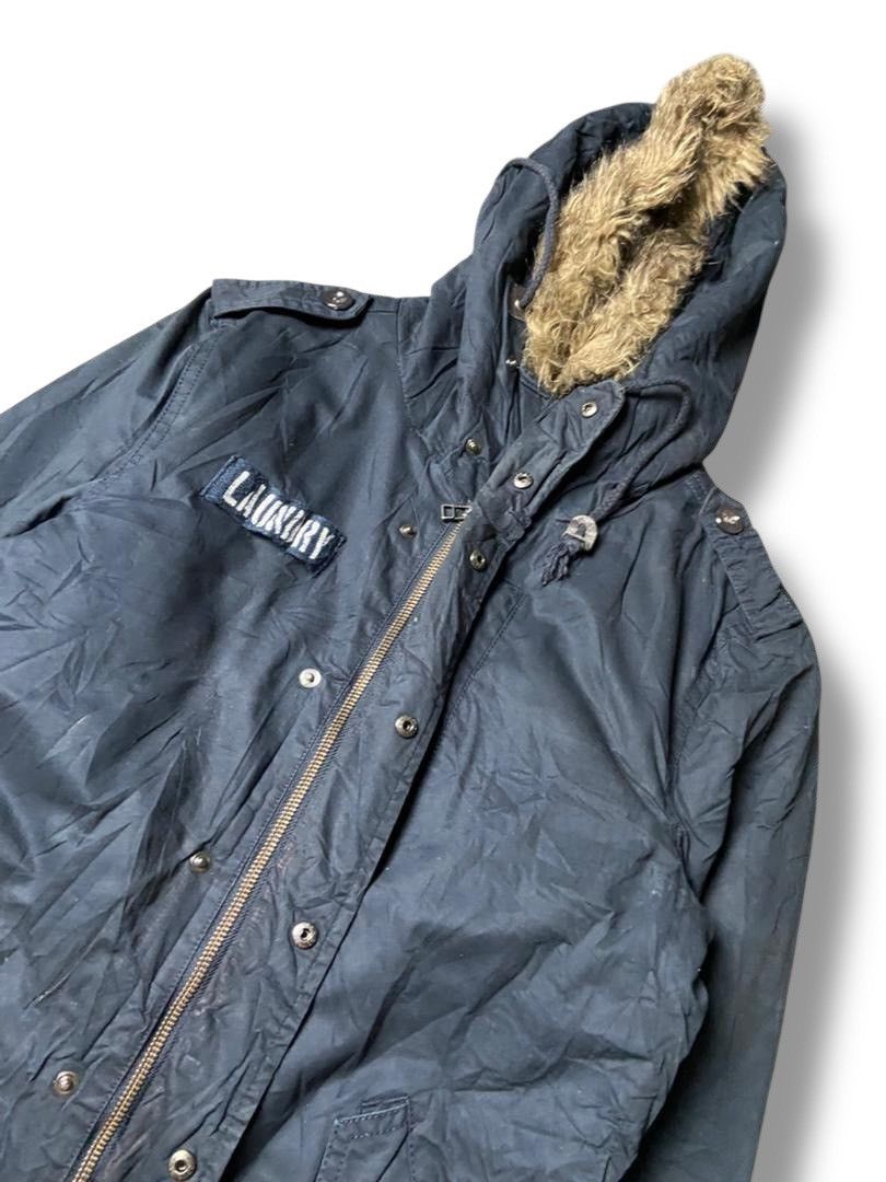 Japanese Brand Laundry Brand Hooded Parka Jacket with Fur Trim (171) Size US XXS / EU 40 - 5 Thumbnail