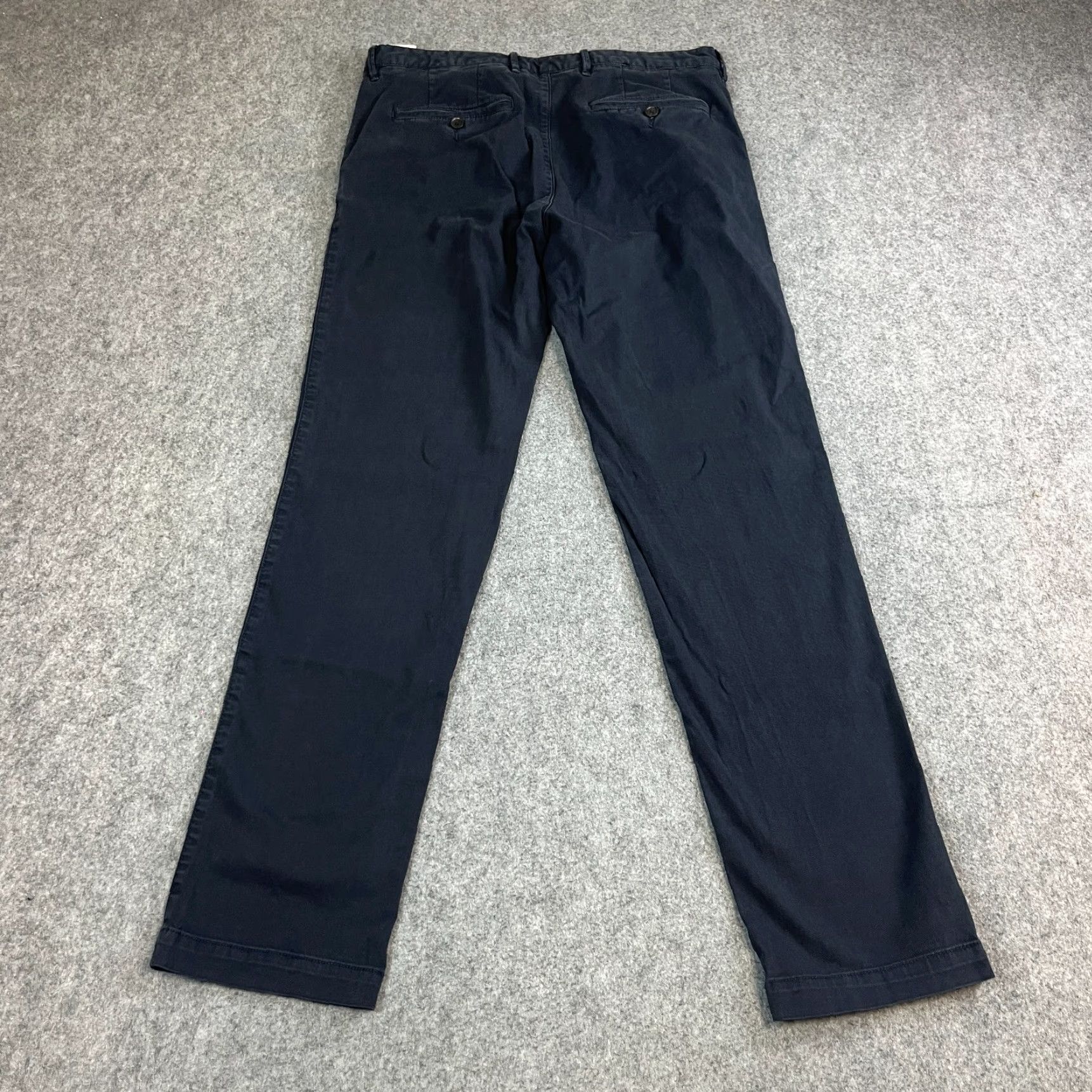 Hugo Boss Hugo Boss Chino Trousers Slim Tapered Fit 32 Blue Stretch Cotton Elasatan 5-Pocket Mens Regular Modern Casual Formal Workwear Pants Size US 32 / EU 48 - 2 Thumbnail