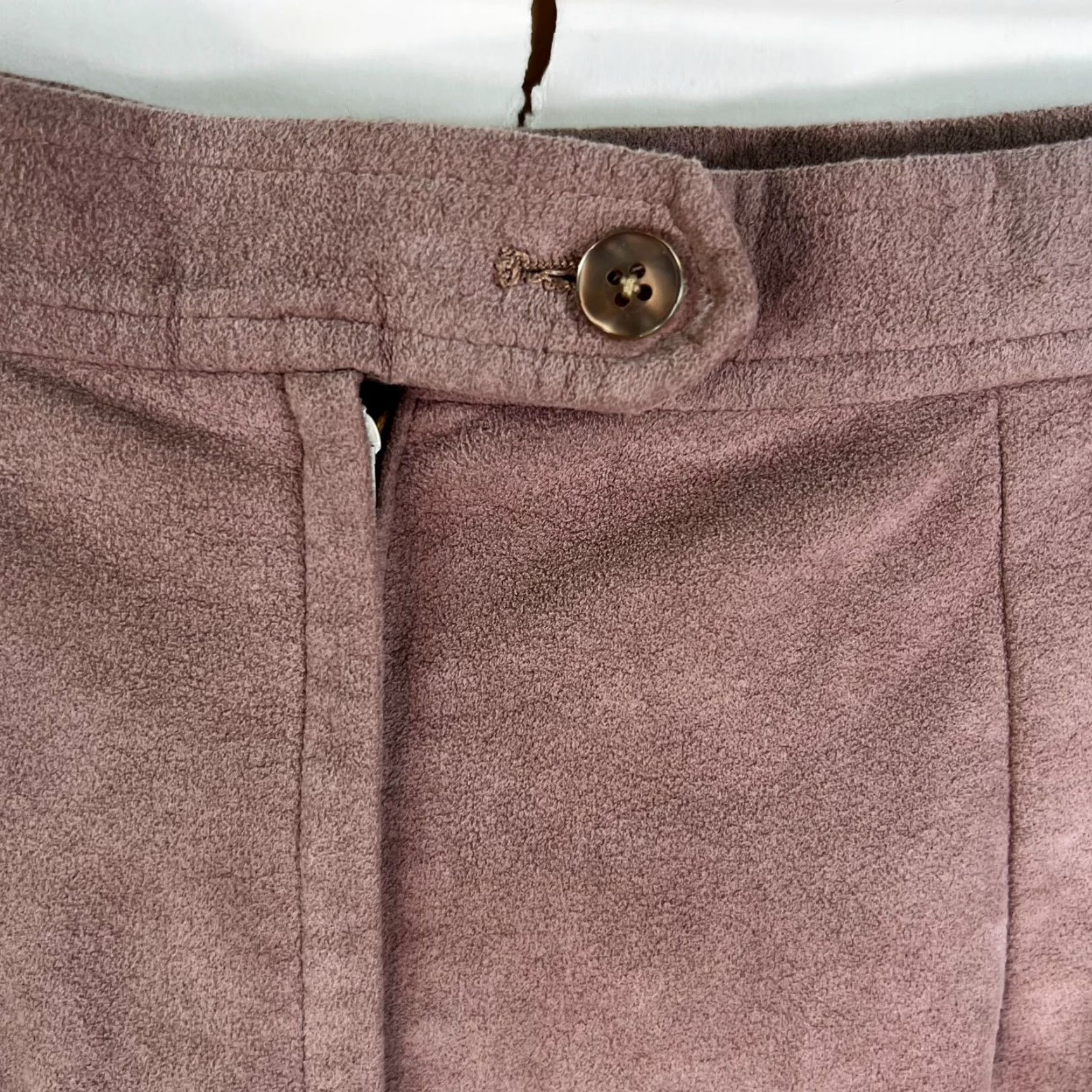 Roots Roots Faux Leather A Line Skirt Womens Size 14 Beige Pockets Midi Skirt Womens Beige Pockets 14 USA Seller Size 36" / US 14 / IT 50 - 5 Thumbnail